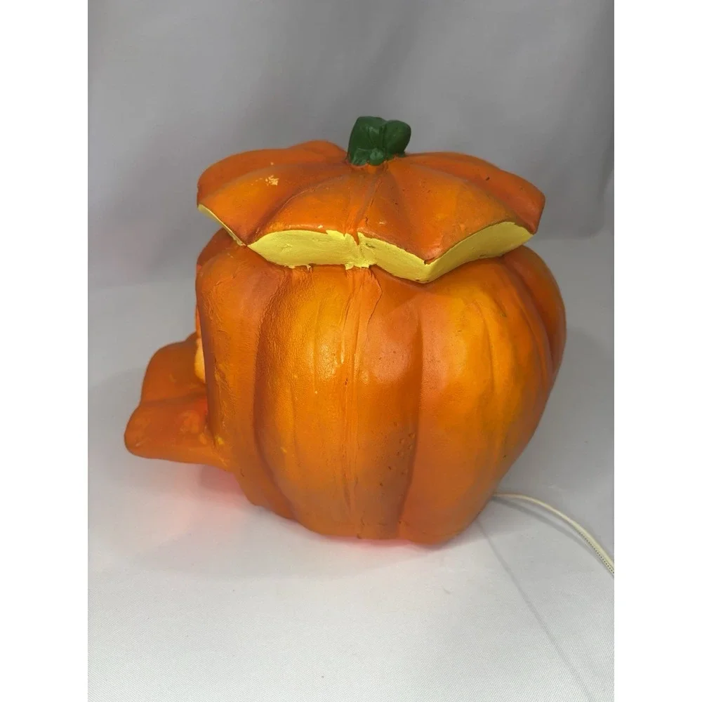 Vintage Donald Duck Disney Trendmasters Jack O Lantern Halloween Pumpkin Light‎